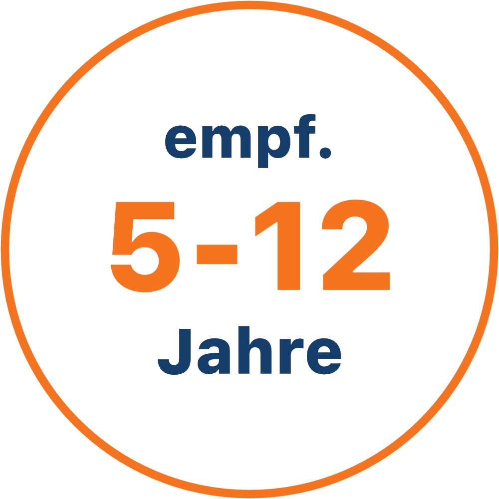 Empfohlen f&uuml;r Kinder von 5 bis 12 Jahren