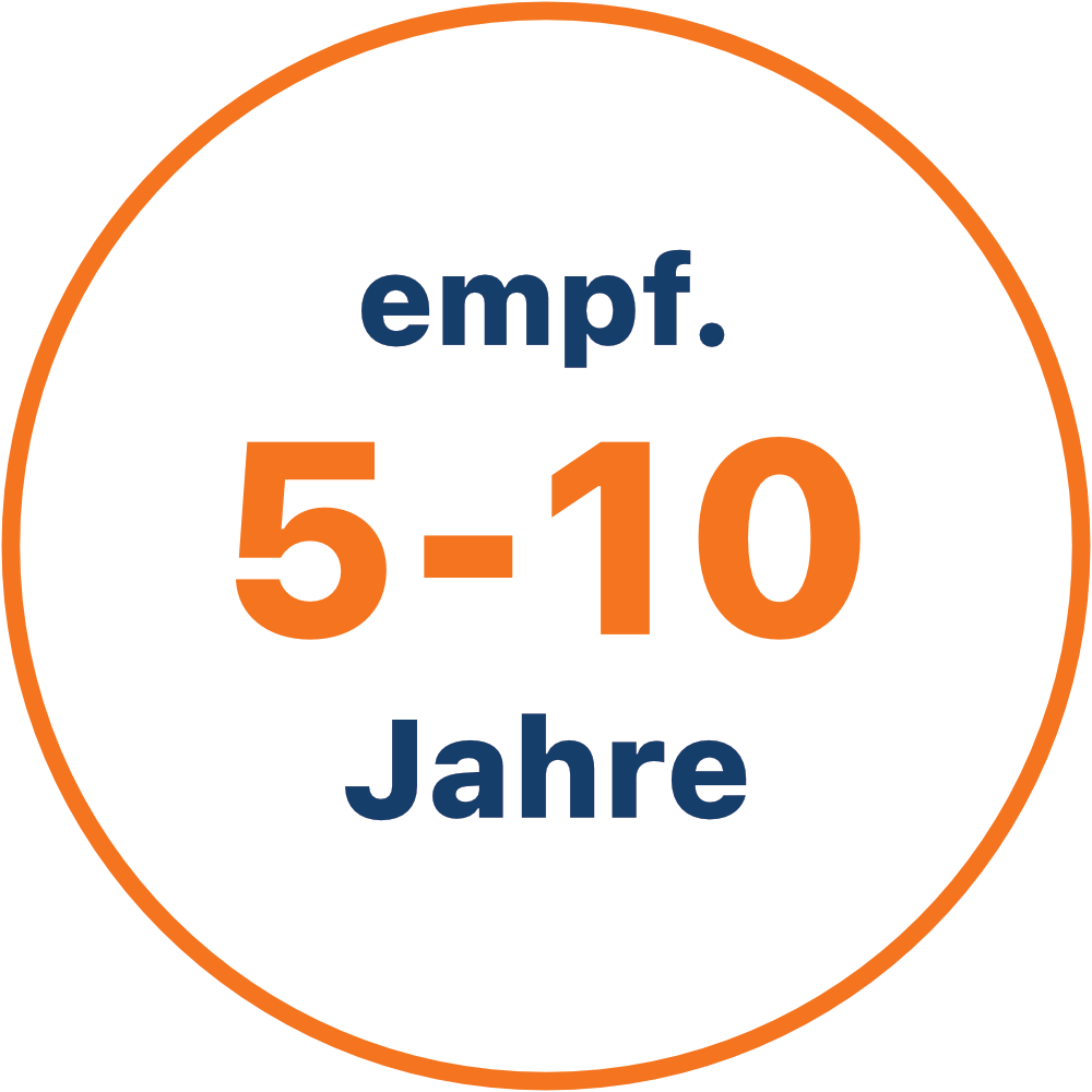 Empfohlen für Kinder von 5 bis 10 Jahren